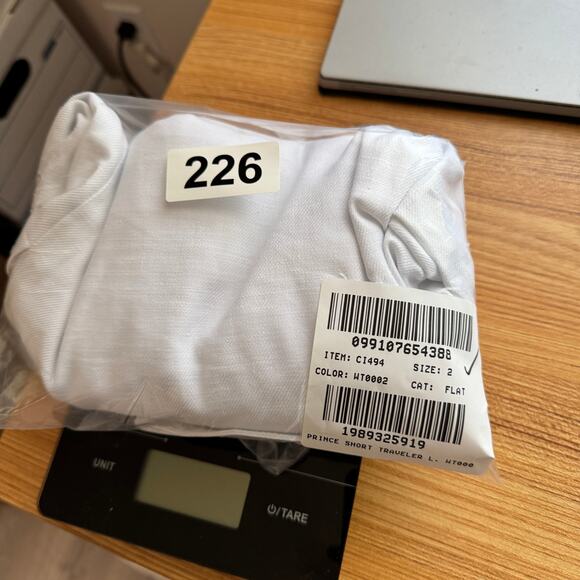 J.Crew Pleated 9" Trouser Short WMNS 2 White Stretch Linen Blend Removable Belt - Picture 7 of 7